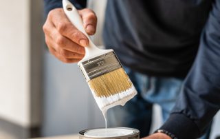 Professional Painters Reusing Leftover Paint for Interior Walls