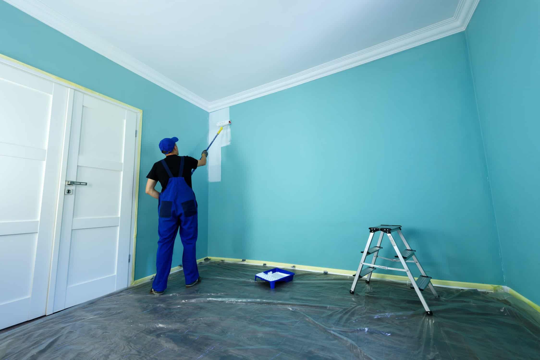 Interior paint finish